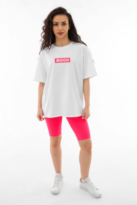 Костюм Mood белый/розовый